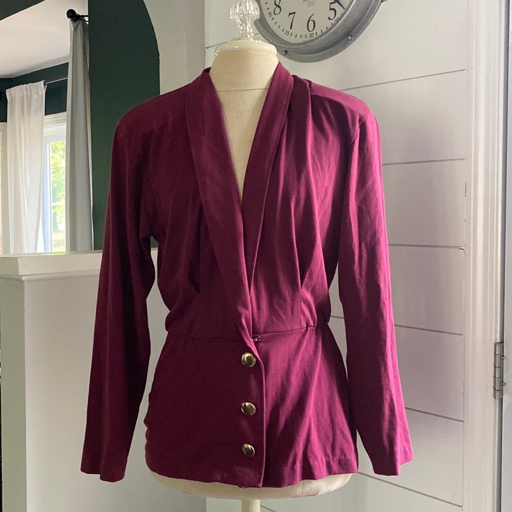 Gorgeous Vintage Fitted Peplum Blazer